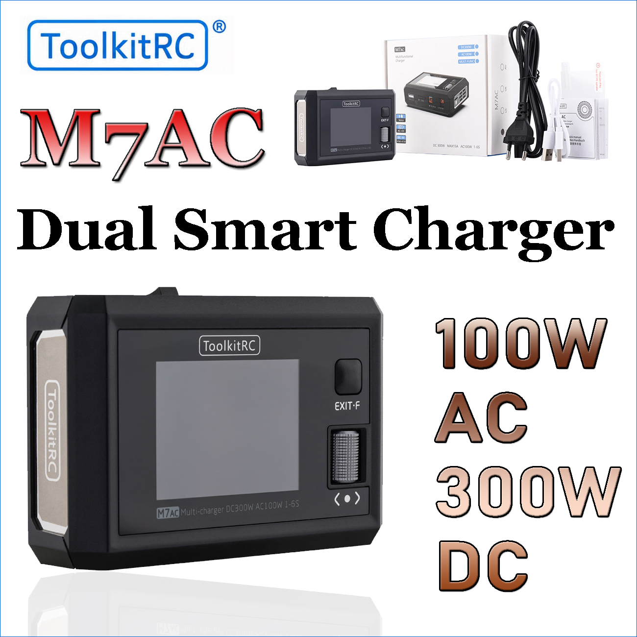 Drone Smart Rc - ToolkitRC M7AC 100W AC 300W DC