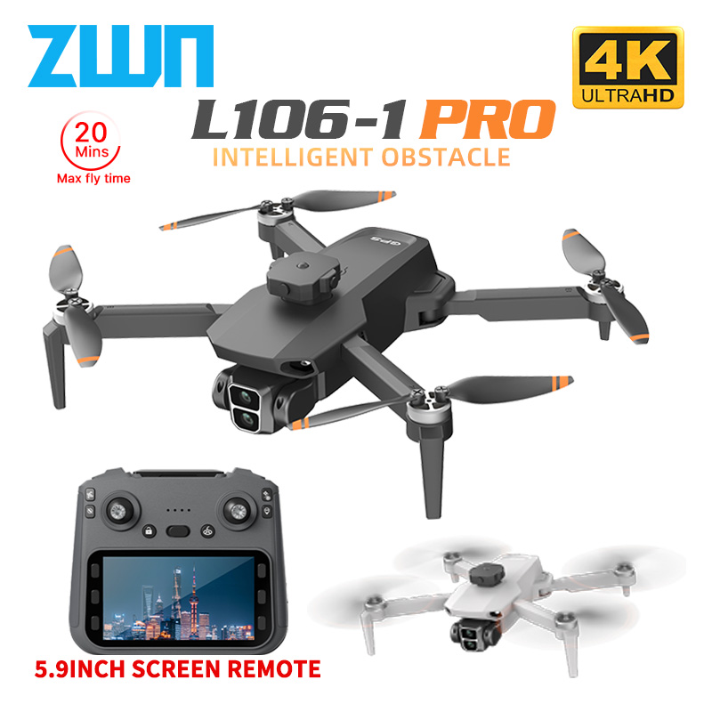 Drone Rc Fpv Pro - L106-1PRO GPS Professional Drone With 4K