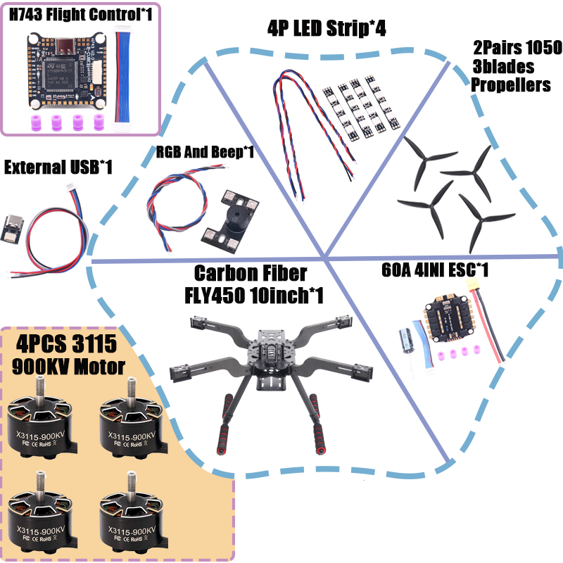 B-CUBE Open Source New Smart D - Heavy Lift Drone Frame 评论和价格