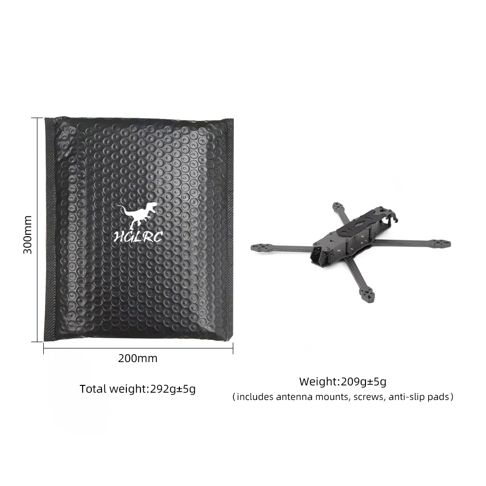 HGLRC MY7 7 Inch 335mm Wheelba - Heavy Lift Drone Frame 评论和价格
