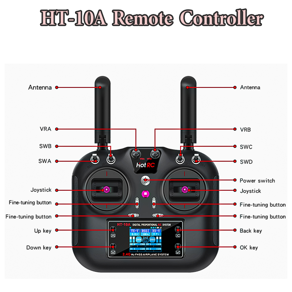 Hotrc Hot RC HT-10A HT10A 2.4G - Drone Rc Aircraft 评论和价格
