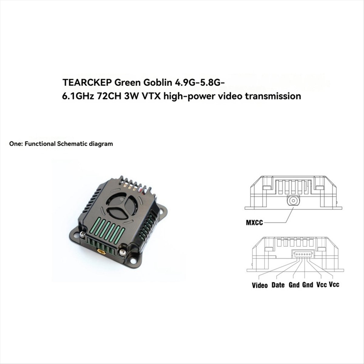 FPV traverse machine  4.9 to 6 - Vtx Video Transmitter 评论和价格
