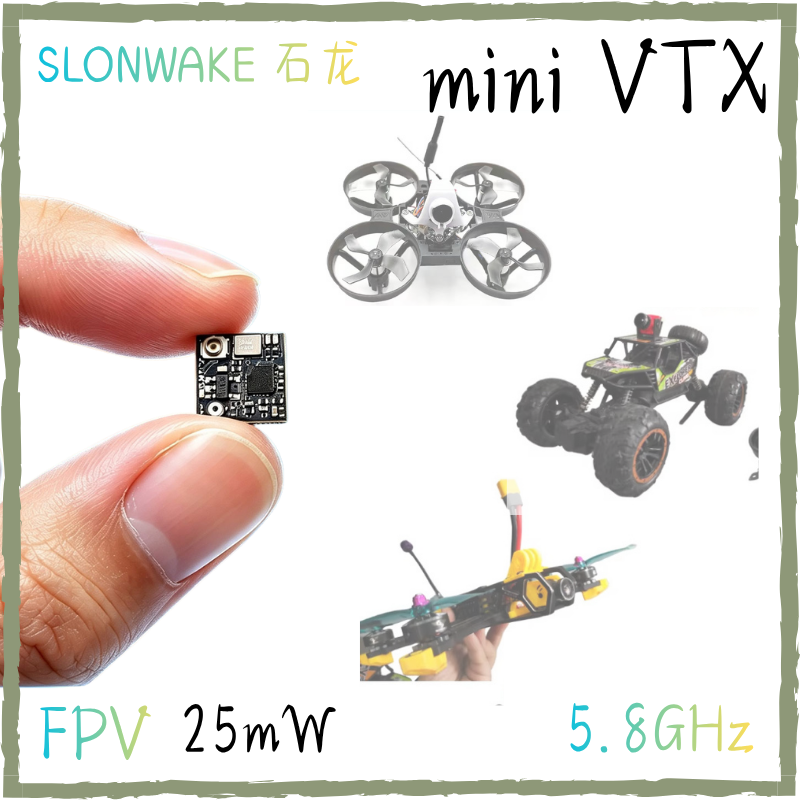 SLONWAKE 5.8G 25mW Tiny VTX 48 - Vtx Video Transmitter 评论和价格