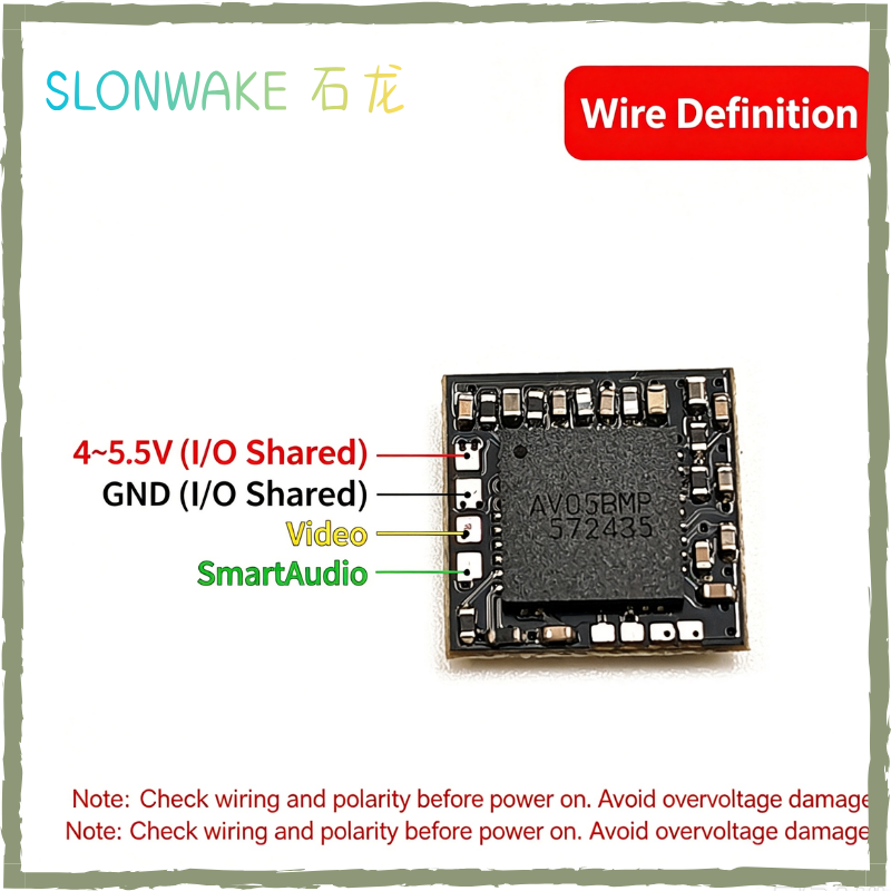 SLONWAKE 5.8G 25mW Tiny VTX 48 - Vtx Video Transmitter 评论和价格