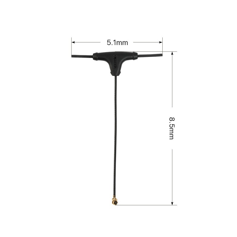2.4G 915MHz Micro T-Type Anten - Crossfire Receiver Rx 评论和价格