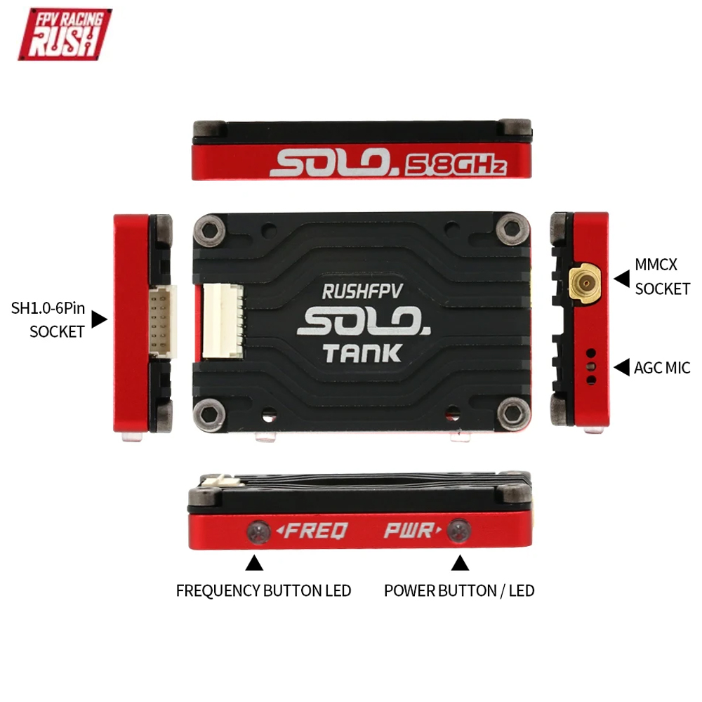RUSHFPV Tank Solo VTX 5.8GHz 1 - Vtx Video Transmitter 评论和价格