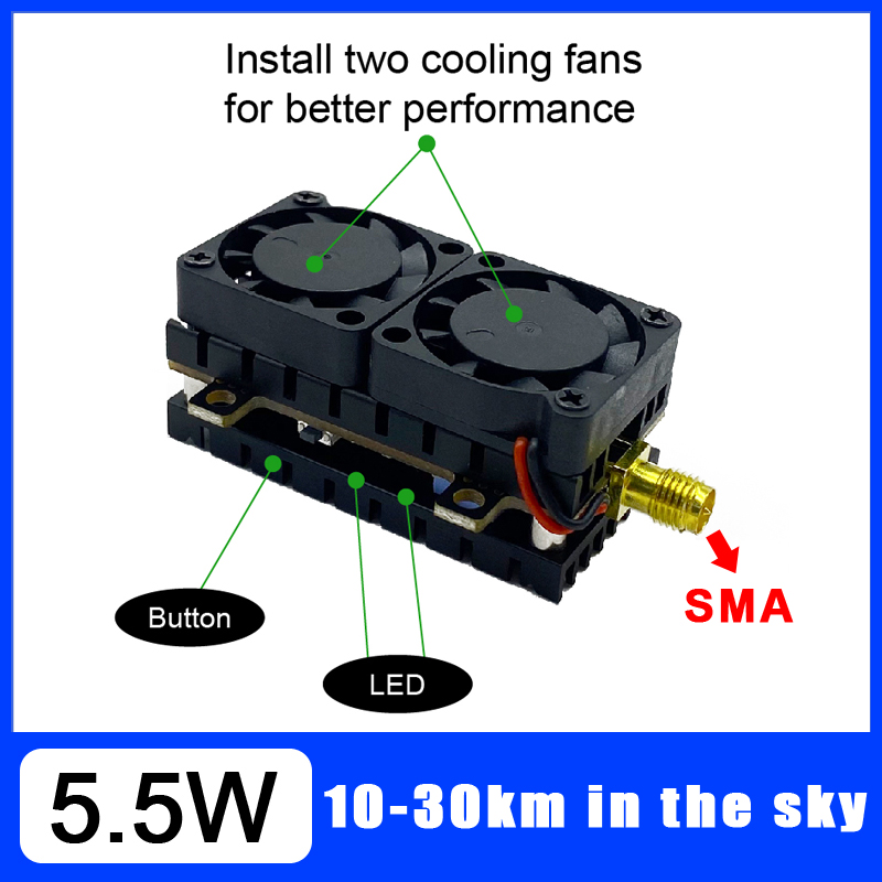 Long Range 5.8GHz 5.5W Video T - Vtx Video Transmitter 评论和价格